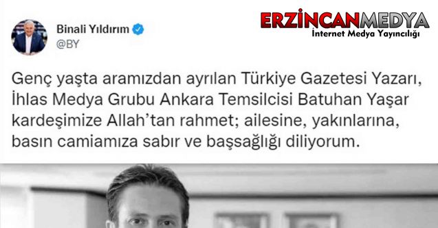 AK Parti Genel Başkan Vekili Binali Yıldırım, hayatını kaybeden İhlas