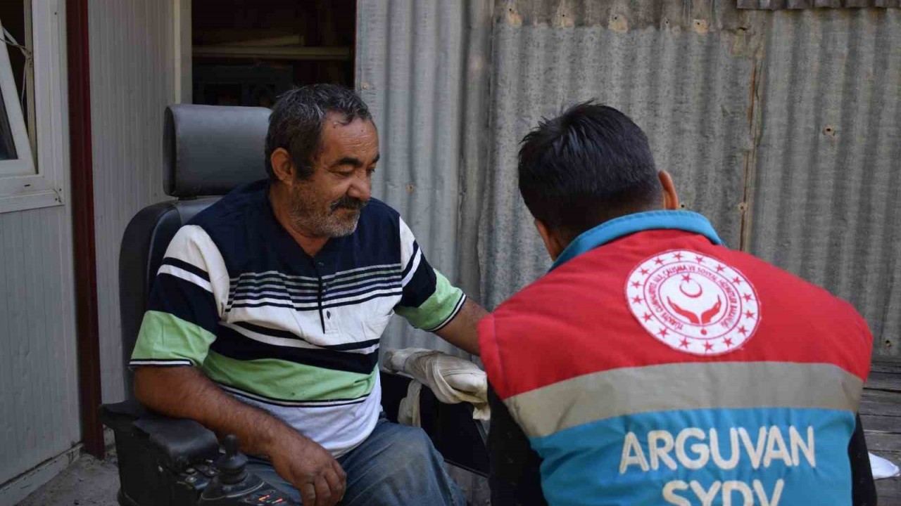 Malatya’nın Arguvan ilçesinde ‘Vefa yaşlı evde bakım projesi’ ile birlikte