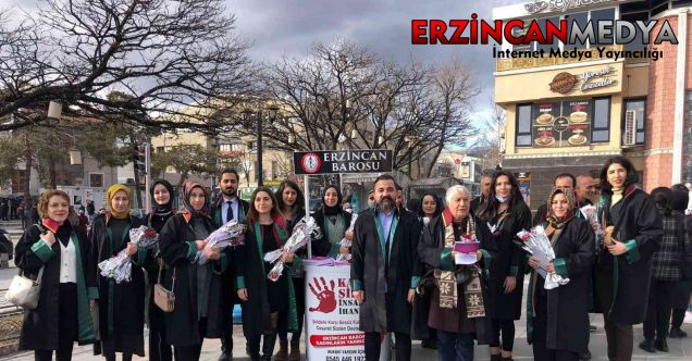 Erzincan Barosuna kayıtlı avukatlar, Dünya Kadınlar Günü etkinlikleri kapsamında kitap