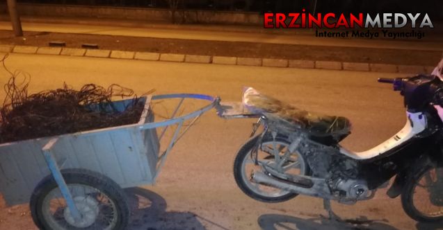 Erzincan’da bakır kablo hırsızlığı yapan 3 kişi yakalandı. Adliyeye sevk