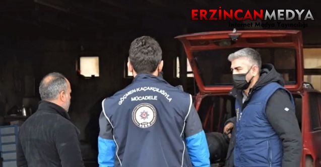 Erzincan’da polis ekiplerince “Huzurlu Sokaklar ve Düzensiz Göç İle Mücadele”