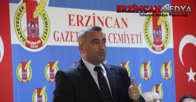 Erzincan Gazeteciler Cemiyeti (EGC) 5. Olağan Genel Kurulunu yaptı. Cemiyet