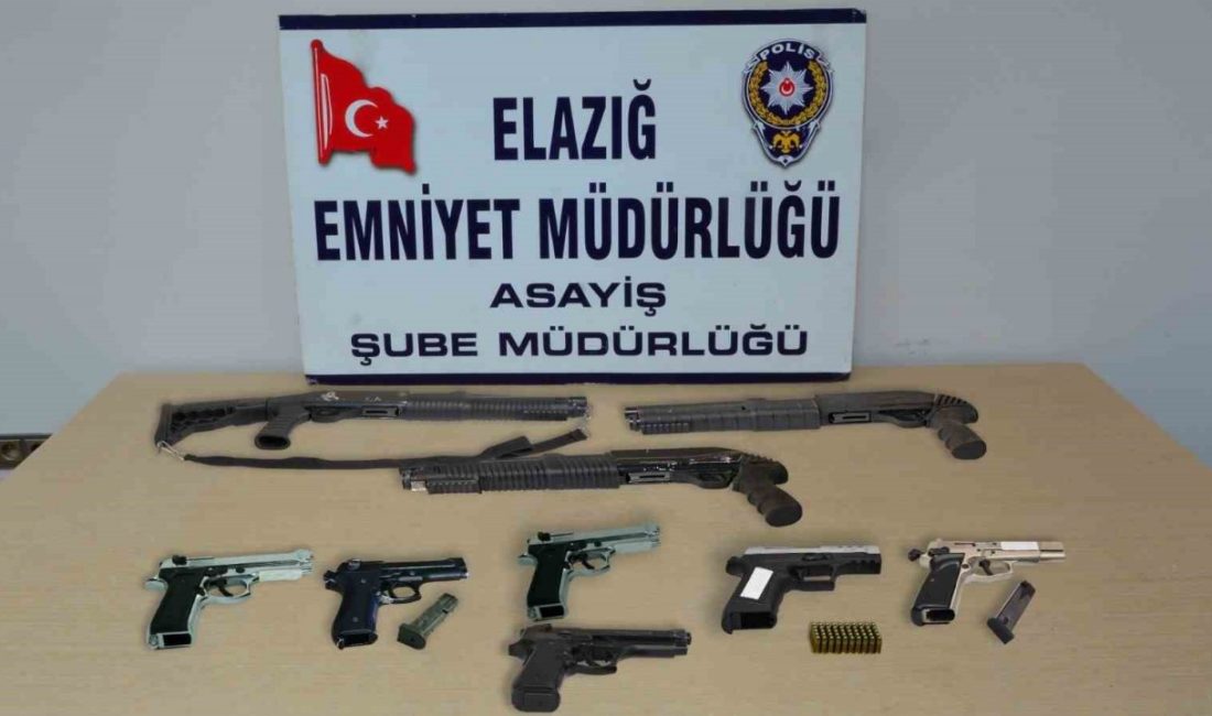 ELAZIĞ’DA SON BİR HAFTA İÇERİSİNDE GERÇEKLEŞTİRİLEN ASAYİŞ VE ŞOK UYGULAMALARINDA