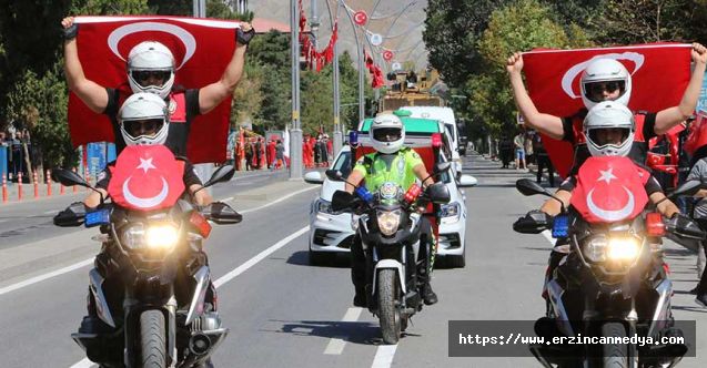 Erzincan'da 30 Ağustos Zafer Bayramı’nın 100. yıl dönümü Erzincan Belediyesi