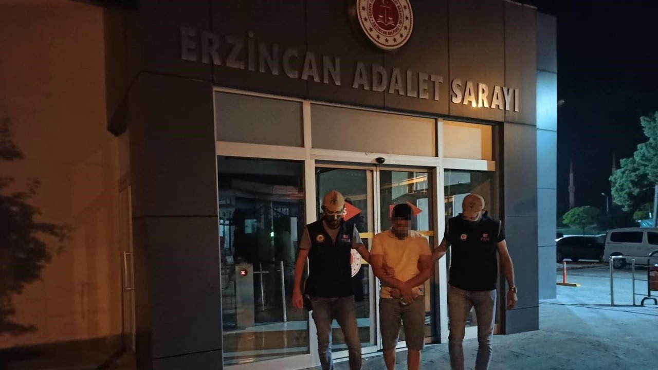 Erzincan’da FETÖ/PDY silahlı terör örgütüne üye olmaktan aranan ve hakkında