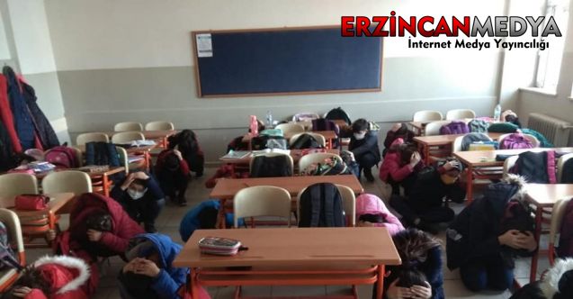 Erzincan’da İl Afet Acil Durum Müdürlüğü (AFAD) ekipleri tarafından düzenlenen