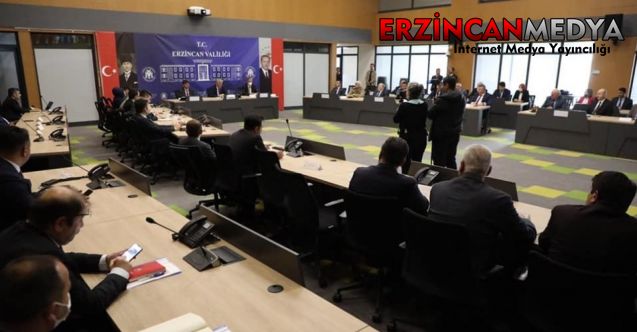 Erzincan’da İl Koordinasyon Kurulu Toplantısı yapıldı