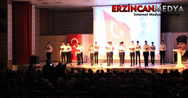 Erzincan’da 12 Mart İstiklal Marşı’nın kabul edilişinin 101’nci yıldönümü ve