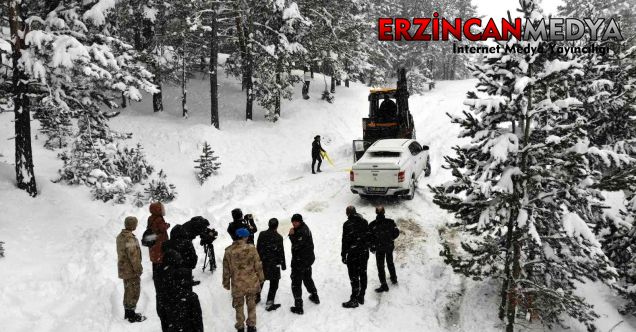 Erzincan’da kar ve tipi dolayısıyla 123 köy yolu ulaşıma kapandı.