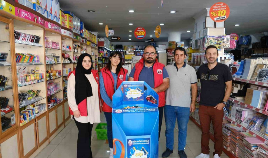 Erzincan’da başlatılan ‘Askıda kırtasiye’ uygulaması ile ihtiyaç sahibi öğrenciler ücretsiz