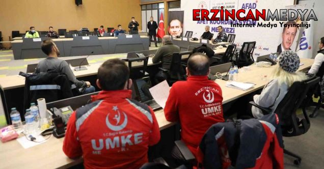 Erzincan’da Afet ve Acil Yönetim Merkezi, aşırı yağışlar ve fırtına