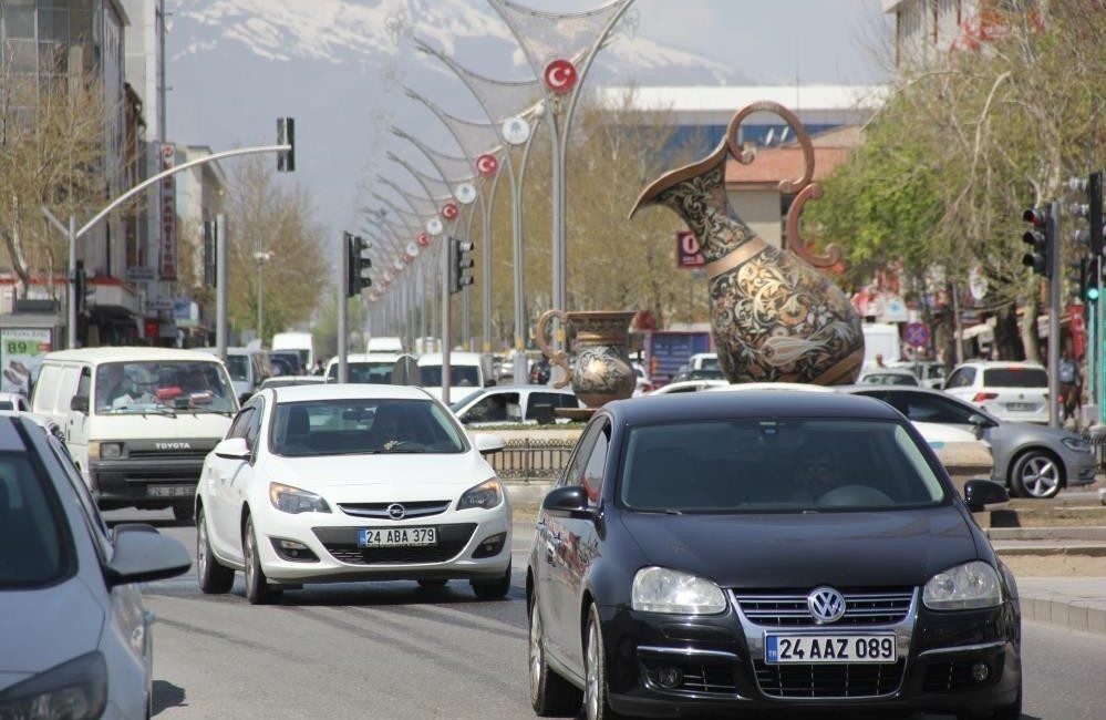 TÜİK VERİLERİNE GÖRE ERZİNCAN’DA TRAFİĞE KAYITLI ARAÇ SAYISI 66 BİN