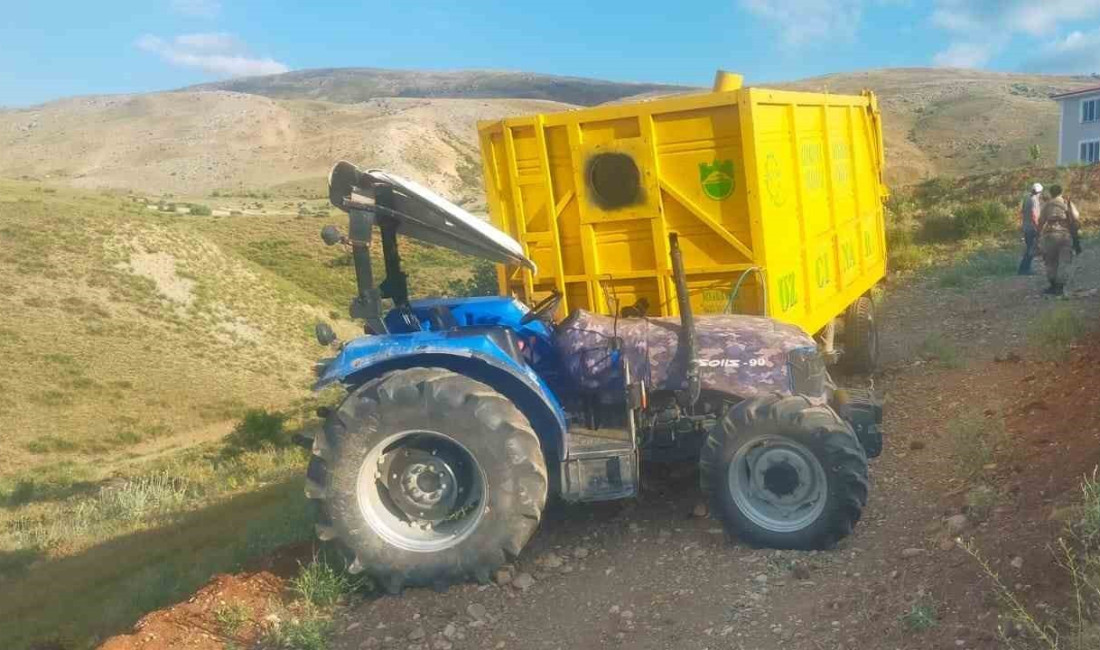 Erzincan’ın Tercan ilçesinde traktörün kaza yapması sonucu 1 kişi öldü