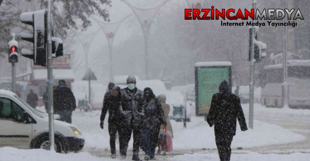 Erzincan’da yoğun kar yağış bekleniyor.