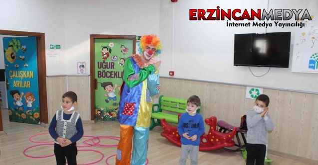 Erzincan Gençlik Merkezi tarafından Hayme Ana Anaokulu’nda eğlenceli bir etkinlik