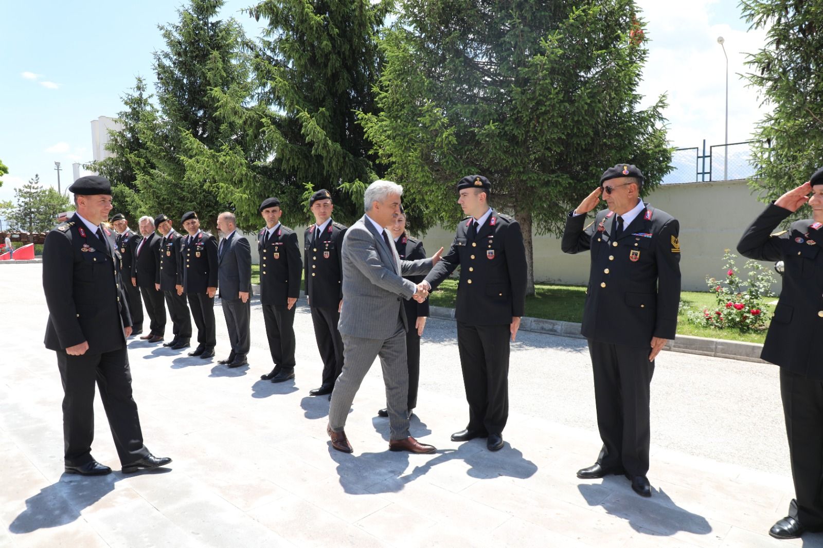 Jandarma Teşkilatı'nın 184. kuruluş yıl dönümü münasebetiyle Erzincan Valisi Mehmet