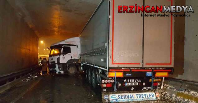 Erzincan’ın yüksek kesimlerinde etkili olan kar, tipi, buzlanma ulaşımda aksamalara