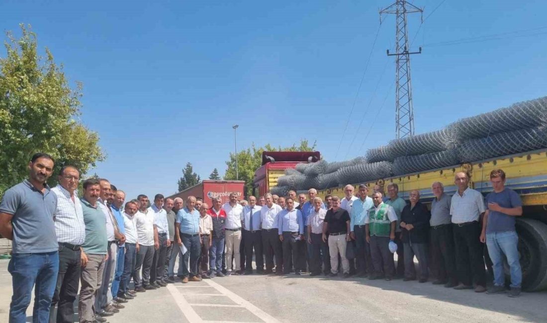 MALATYA’DA 44 MAHALLE MEZARLIĞINA TEL ÖRGÜ ÇALIŞMASI