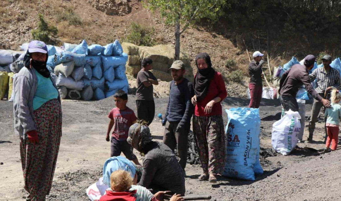 Erzincan’da ateş, duman ve kavurucu sıcağın altında gün boyu ter