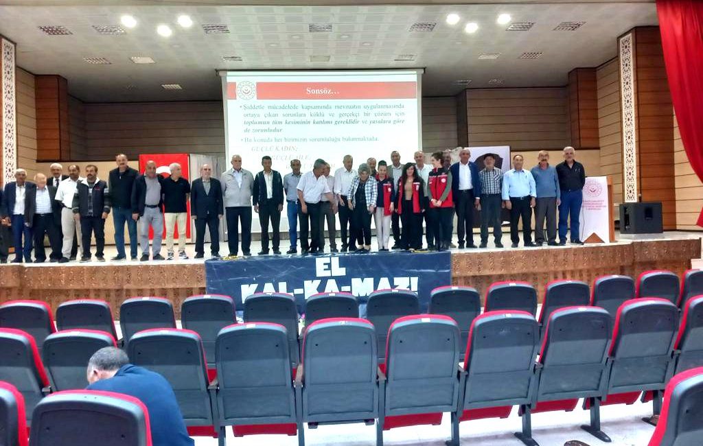 IV. Ulusal eylem planı kapsamında Erzincan merkez ve köy muhtarlarına