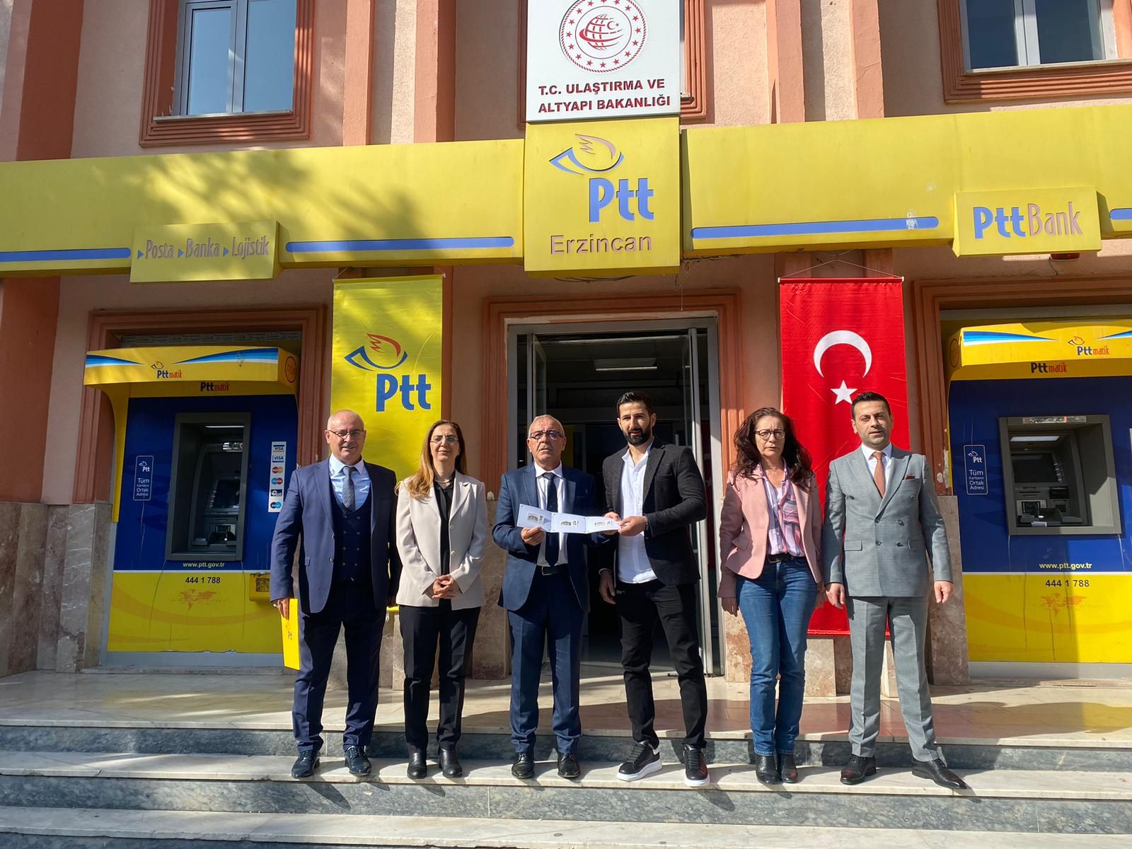 PTT Erzincan Şubesi’nin 183’üncü müşterisine ödül verildi