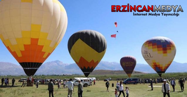 Sıcak Hava Balonları Erzincan Semalarında Uçtu