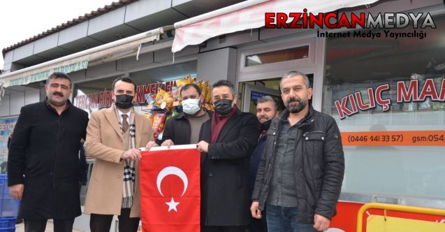 Erzincan’ın Tercan ilçesinin düşman işgalinden kurtuluşunun yıl dönümü nedeniyle esnafa