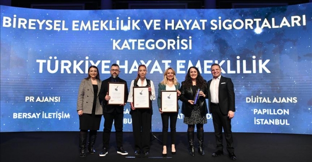 The ONE Awards’ta Türkiye Hayat ve Emeklilik adına Yılın İtibarlısı