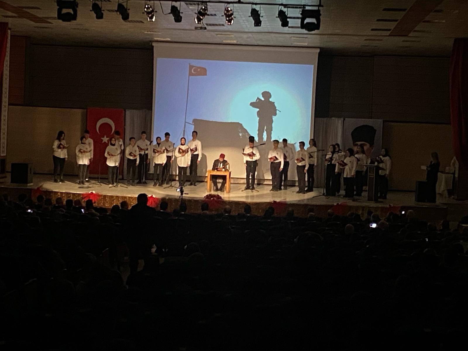 Ertuğrul Gazi Anadolu Lisesi tarafından 12 Mart İstiklal Marşı’nın Kabulünün