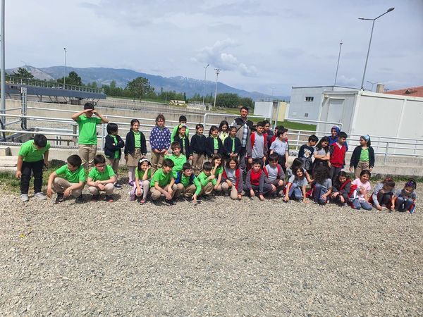 Öğrenciler Çevre Bilinci için Atık Su Arıtma Tesislerini ziyaret etti