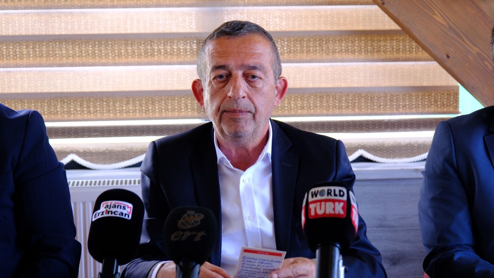 Erzincan TSO Başkanı Ahmet Tanoğlu basın açıklaması yaptı