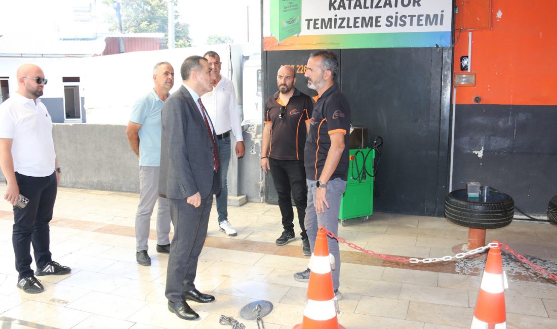   Burdur Valisi Dr. Türker Öksüz, programı kapsamında Oto