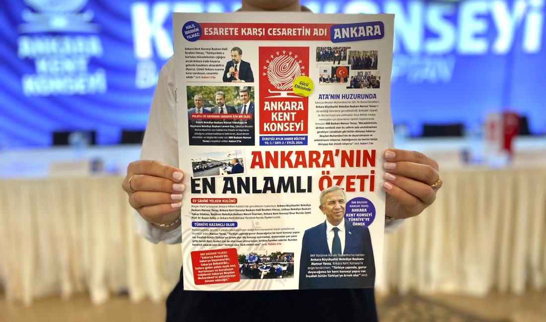   Ankara Kent Konseyi (AKK) aylık Haber Bülteni’nin ikinci