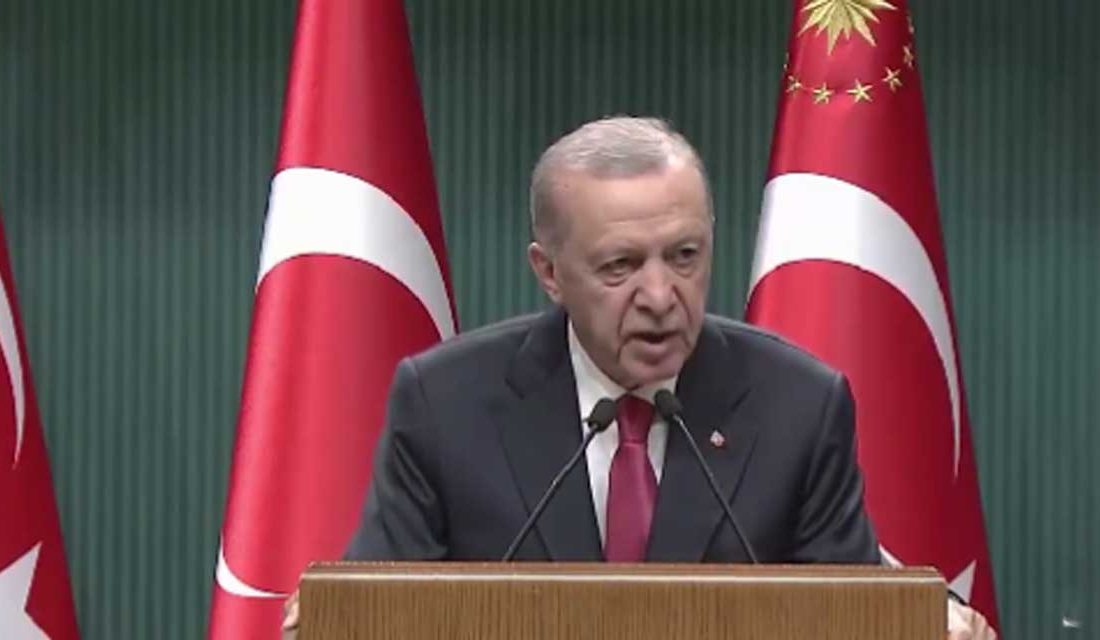 Cumhurbaşkanı Recep Tayyip Erdoğan, Kabine Toplantısı’nın ardından yaptığı açıklamalarda, muhalefeti