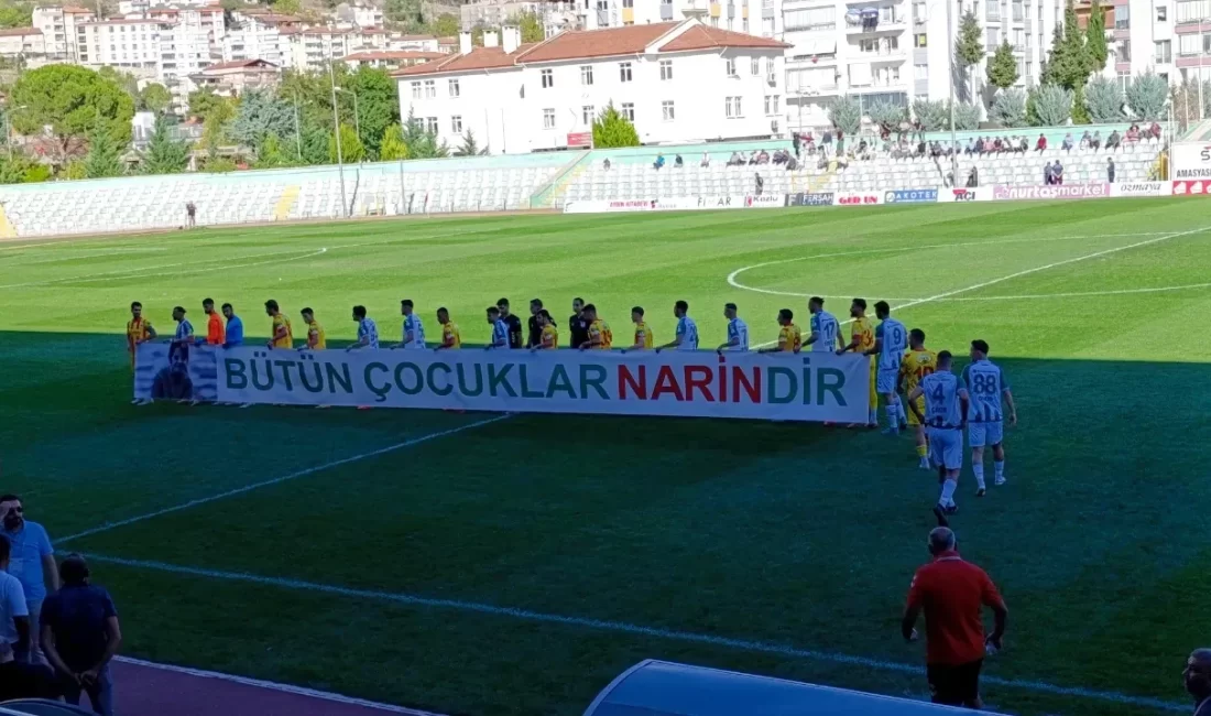 Betül YILMAZ/AMASYA-BHA Amasyaspor, Narin cinayetine dikkat çekerek “Bütün çocuklar Narin’dir”