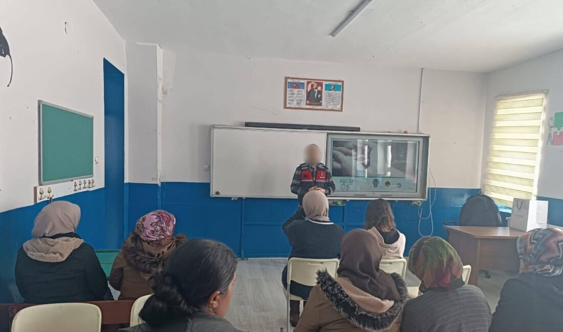 KARS-BHA Kars İl Jandarma Komutanlığı, Selim ilçesi Yanlızçam köyü ilkokulunda,