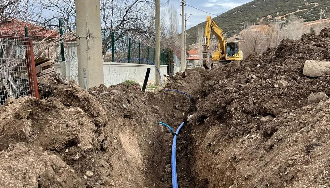 BURDUR-BHA Burdur İl Özel İdaresi, kırsal kesimde altyapı çalışmalarına hız