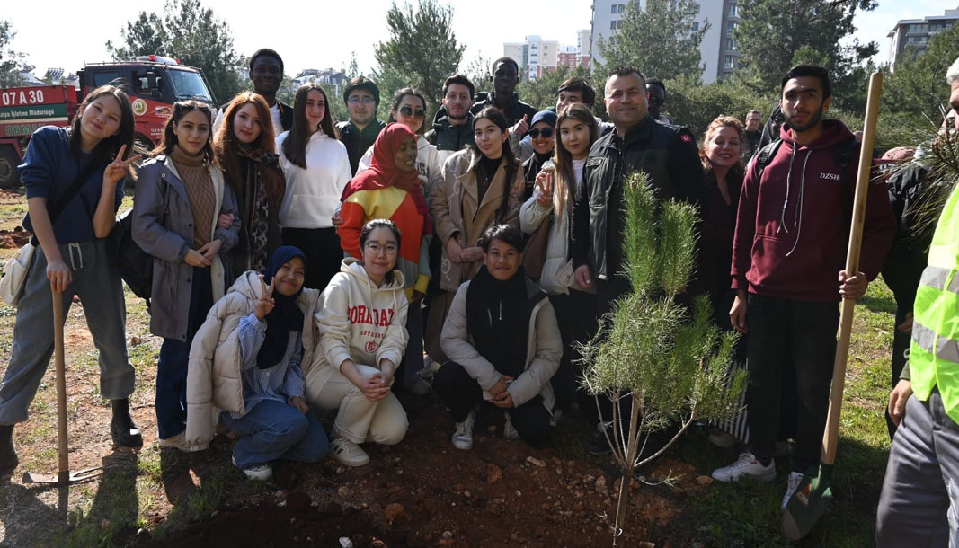 ANTALYA-BHA Sosyal Ağaçlandırma Projesi kapsamında, Akdeniz Üniversitesi ve Antalya Orman